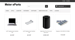 Desktop Screenshot of eparts.ch