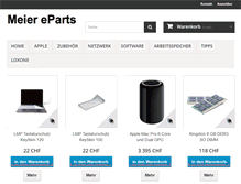 Tablet Screenshot of eparts.ch